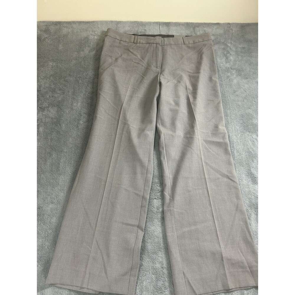 NY Collection Womens Dress Pants Size 14 Gray Stretch $44 NWT 184